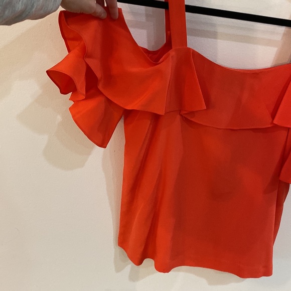 JCrew Off the Shoulder Ruffle Top - Picture 2 of 5